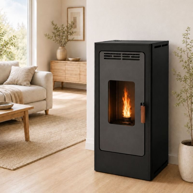 AAAAAAA.jpg Poêle à granulés silencieux étanche en fonte – FIREMATIC BR9 PREMIUM 8 kW – Image 1