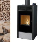 Poêle mixte hybride ventilé bois et granulés – BRONPI Hybrid 10 kW – Image 3