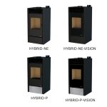 Poêle mixte hybride ventilé bois et granulés – BRONPI Hybrid 10 kW – Image 4