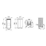 Poêle à granulés sans électricité à convection naturelle – BRONPI Free 6 kW – Image 4