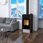 Poêle mixte hybride ventilé bois et granulés – BRONPI Hybrid 10 kW – Image 5