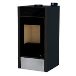 Poêle mixte hybride ventilé bois et granulés – BRONPI Hybrid 10 kW – Image 6
