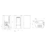 Poêle à granulés ovale étanche – FIREMATIC O9 – Image 12