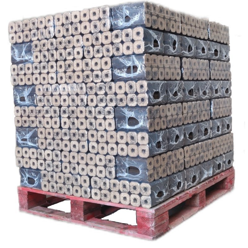 briquette-de-bois-pini-kay-2.jpg Briquette de bois PINI KAY – Palette de 960 Kg – Image 1