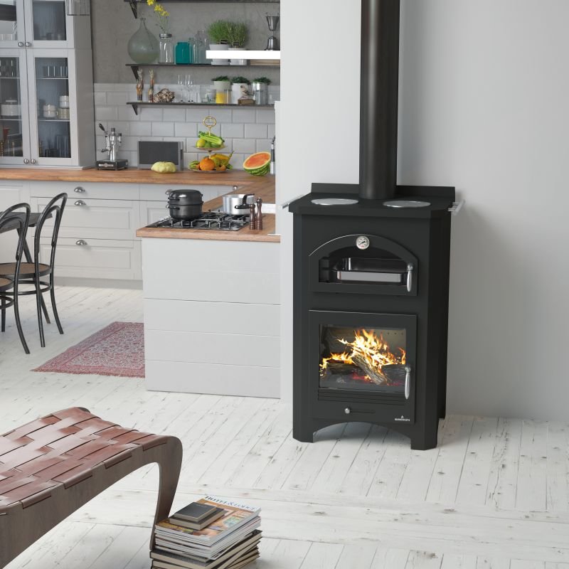 cuisiniere-a-bois-avec-four-bronpi-monza-14-kw.jpg Cuisinière à bois avec four – BRONPI Monza 14 kW – Image 1