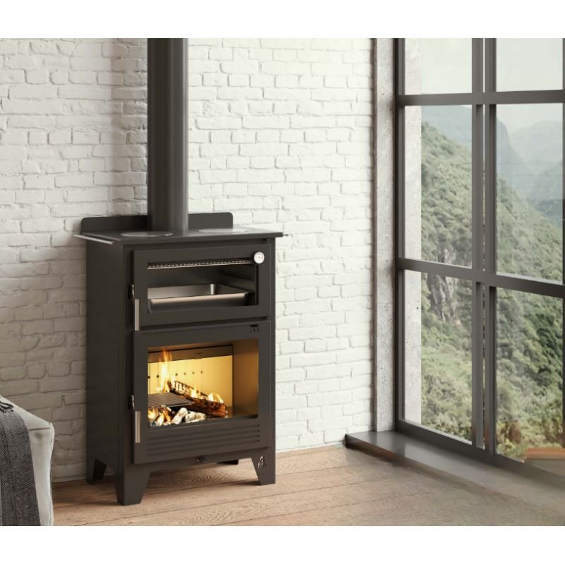 cuisiniere-a-bois-avec-four-firematic-montana-95-kw.jpg Cuisinière à bois avec four – FIREMATIC Montana 9.5 kW – Image 1