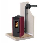 PACK : Poêle à granules étanche + Kit ventouse – INTERSTOVES Marina 14 kW