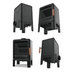 Poêle à bois BRONPI Lira étanche en fonte – 5 kW – Image 5